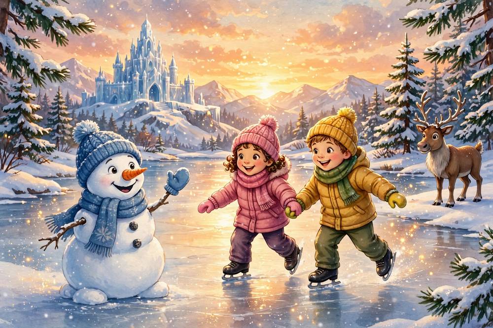 Storybook art for “Disney’s Frozen: Best Friends”